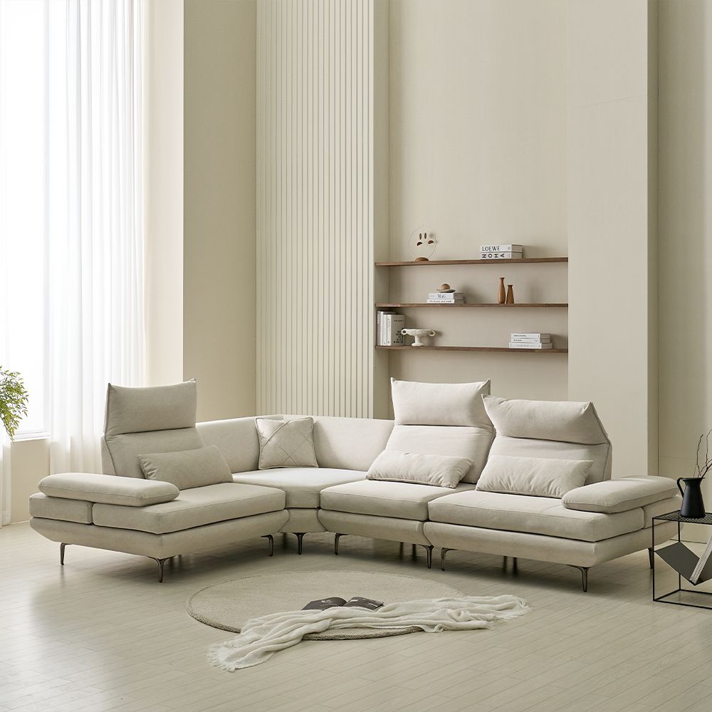 페이토 5인 코너형 스윙 코브라 패브릭 소파