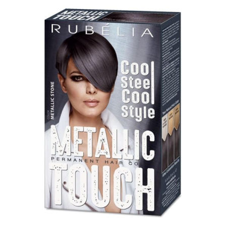 Marke: Rubélia [해외]RubelIa MetallIc Touch 퍼머넌트 헤어 컬러 - 메탈릭 스톤, 1팩 115 ml [B09MP6WZX9] 01-SteIngrau MetallIc