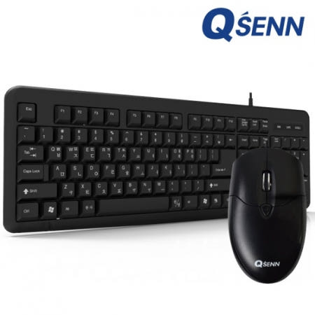 QSENN(큐센) GP-KM2200 Plus (PS/2) 키보드 마우스 세트