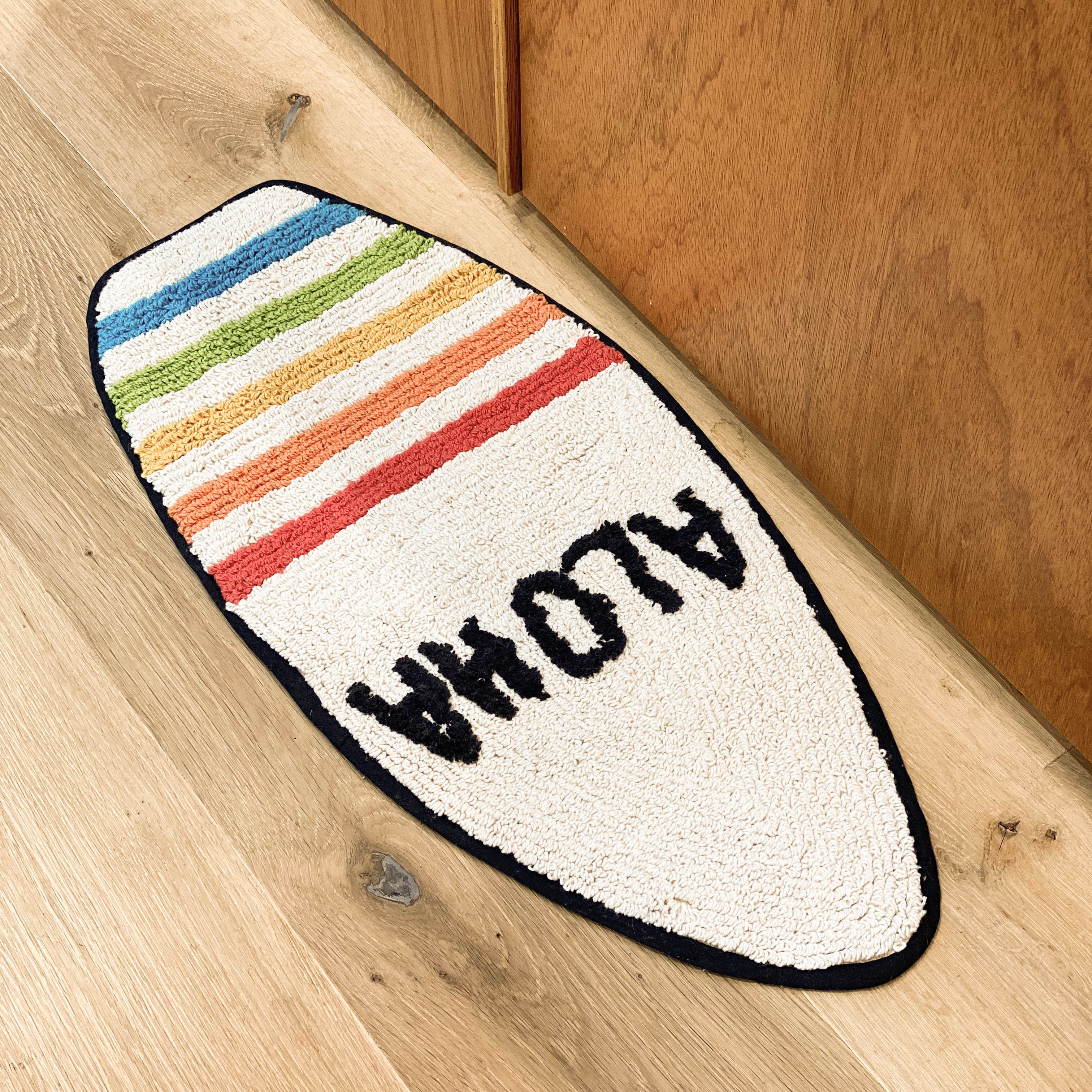 알로하 서핑보드 순면 하와이안 욕실 발매트