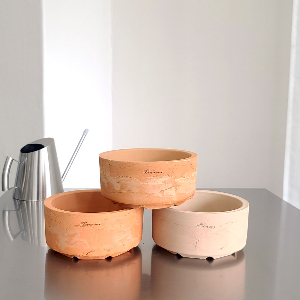 테라원 두툼 빈티지 토분 분재형 19호 19x9cm - 상세 이미지 4