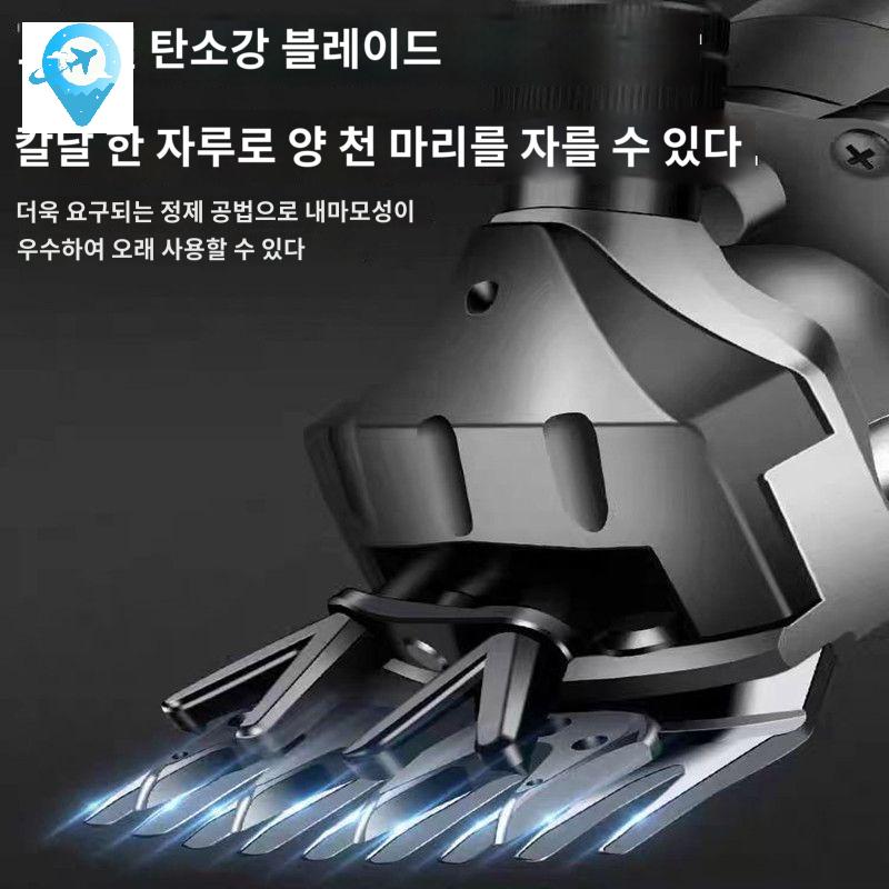 대형견 전동 세트 깎기 이 깍이 애견 날 직선칼 양털 바리깡 - 상세 이미지 2