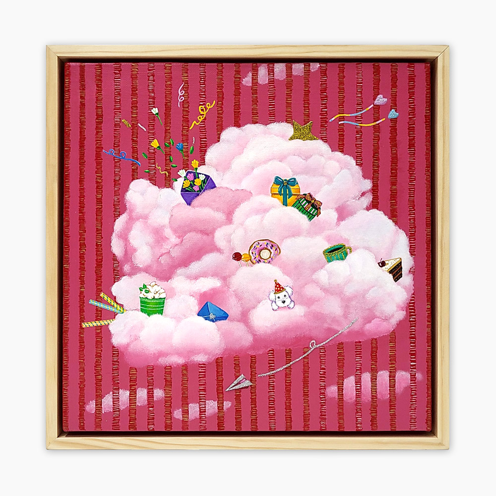 아트앤샵 미술작품 송은영 원작 I'm happy  현대미술 그림액자 - 상품 이미지