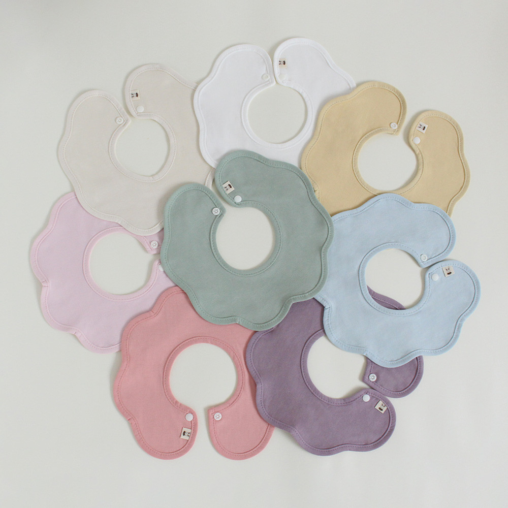 바니블라썸 유아스카프빕 아기턱받이 이유식용품 침받이 여름용 빕