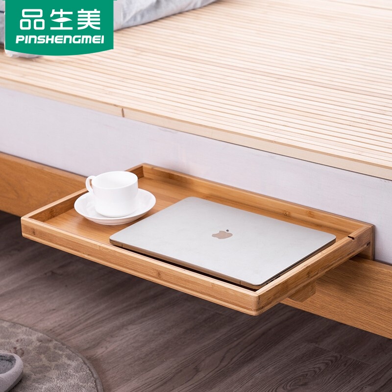 침대선반 틈새 기숙사 휴대용 랙 가구 침실 침대걸이 대나무 S - 상세 이미지 4
