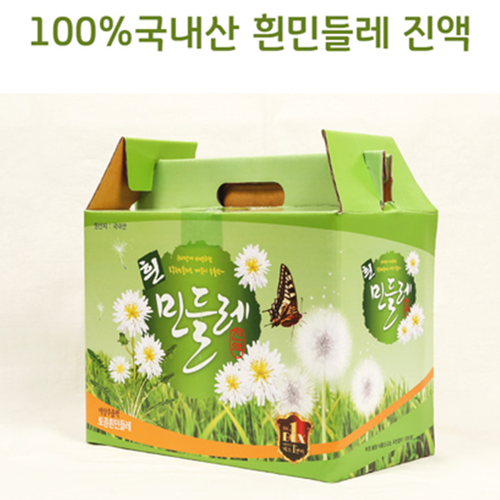 엄마애손 흰 하얀 민들레 즙 100% 100ml 60포 x2박스 토종 액기스 진액 효능 - 상세 이미지 2