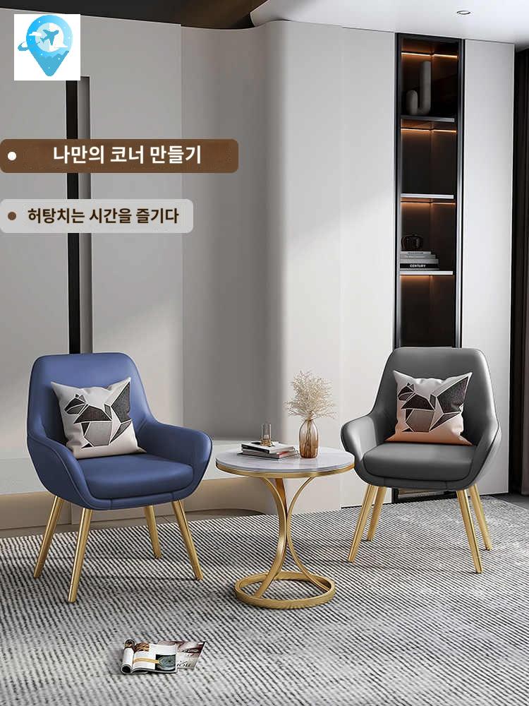 원형테이블 거실테이블 티테이블 발코니 대리석 미니 - 상세 이미지 5