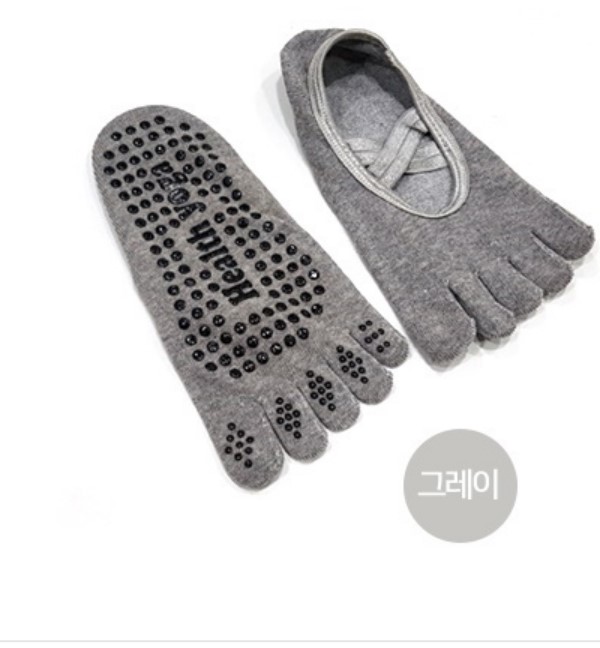 필라테스 크로스 발가락 양말 이미지 7