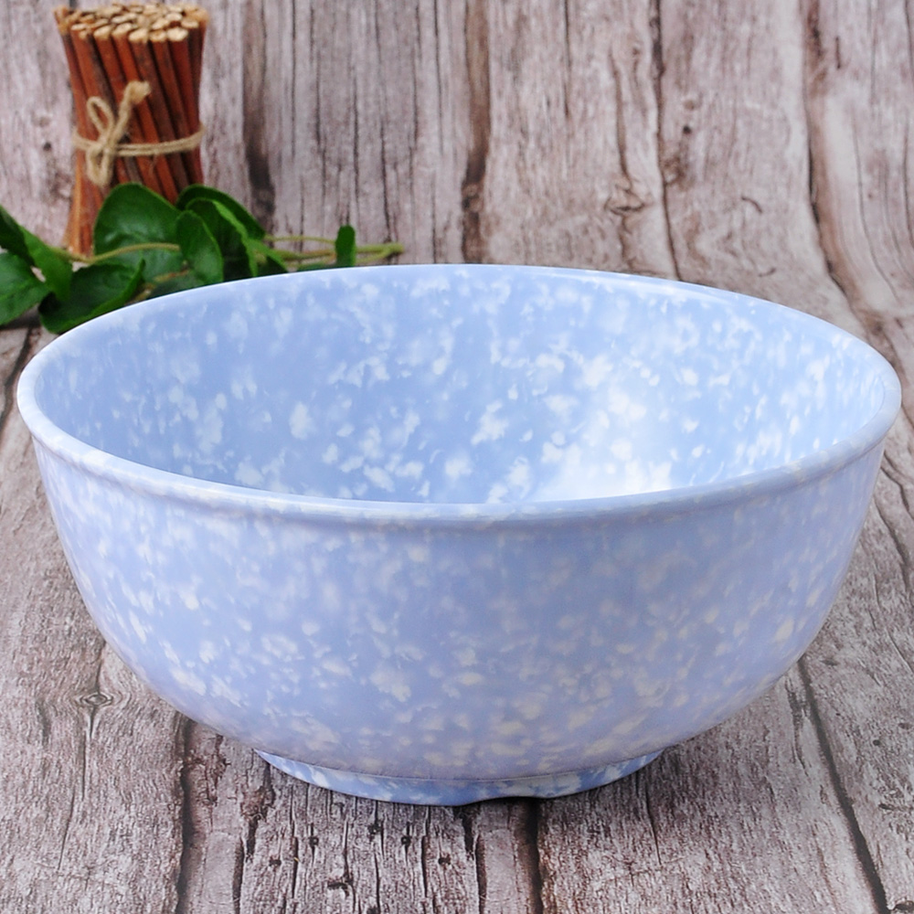 블루마블 옛날 멜라민 앞 접시 분식집 떡볶이 중국집 식기 그릇 20.4x8.7cm, 골든 깊은 - 상품 이미지