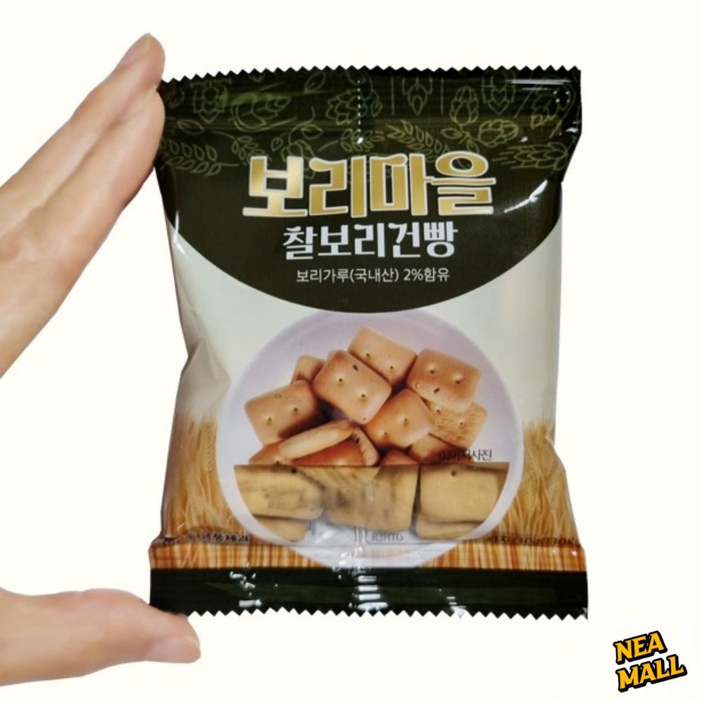 100팩 30g 보리 건빵 대용량 건빵 회사행사간식 - 상품 이미지