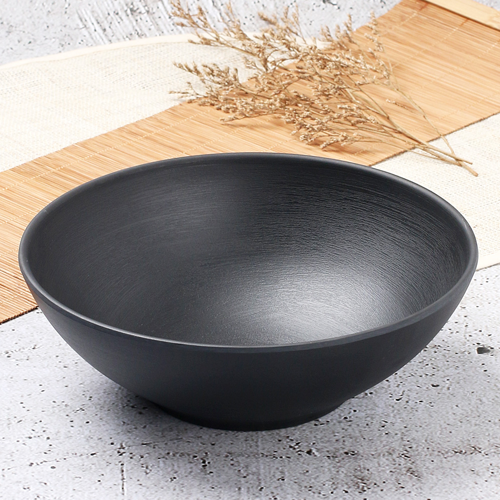 메탈 멜라민그릇 업소용 멜라민 접시 18.5cm, 모던면기 - 상품 이미지