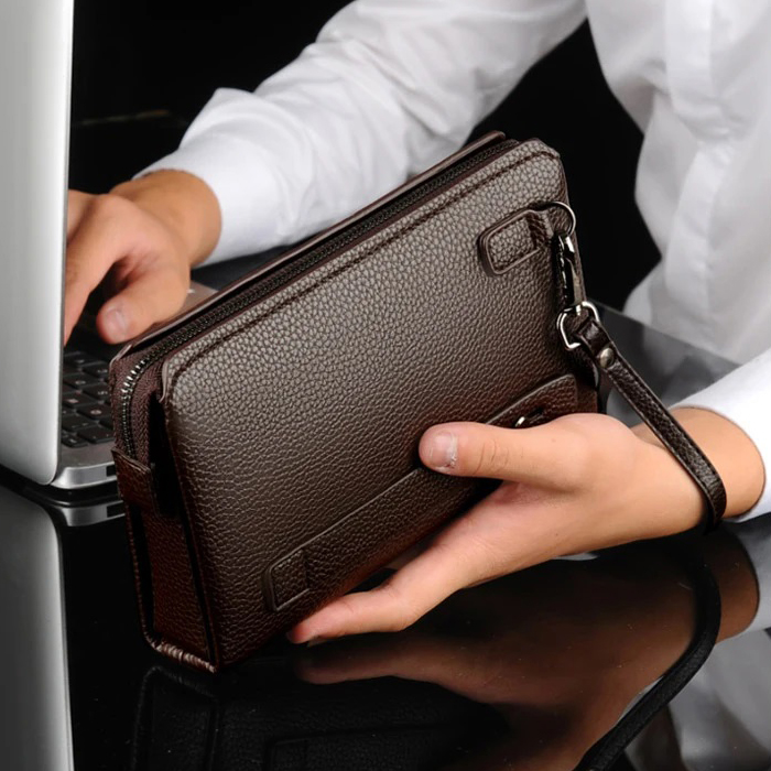 PU인조가죽 남성클러치백 맨스백 파우치 남성손가방 (al809)