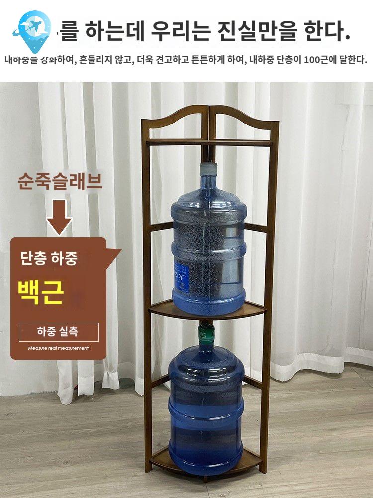 구석 수납장 다용도 북유럽 선반장 장식 선반 코너 사이드 - 상세 이미지 2
