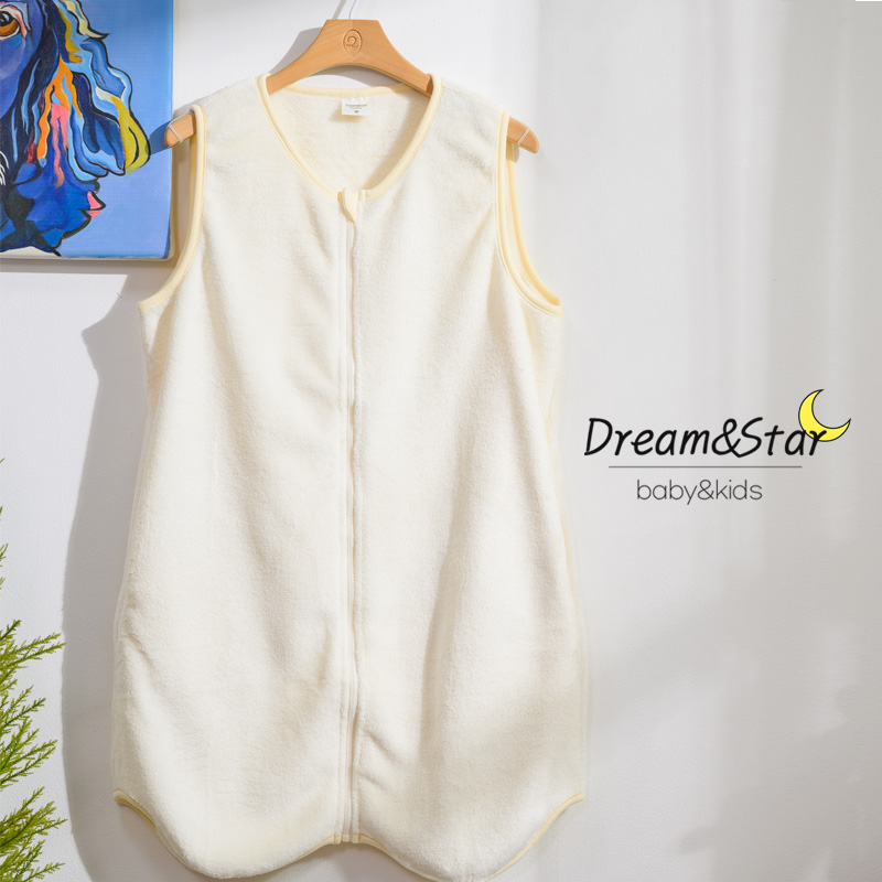 [DREAMSTAR]주니어성인 달빛 수면조끼 실내복 홈웨어 가디건 롱조끼 - 상세 이미지 2