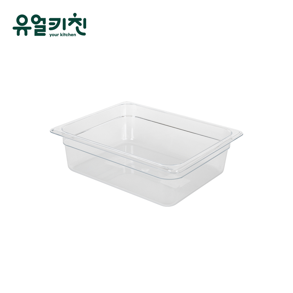 PC밧드 사각 플라스틱통 업소용 정리용기 2 2/3 - 메인 이미지