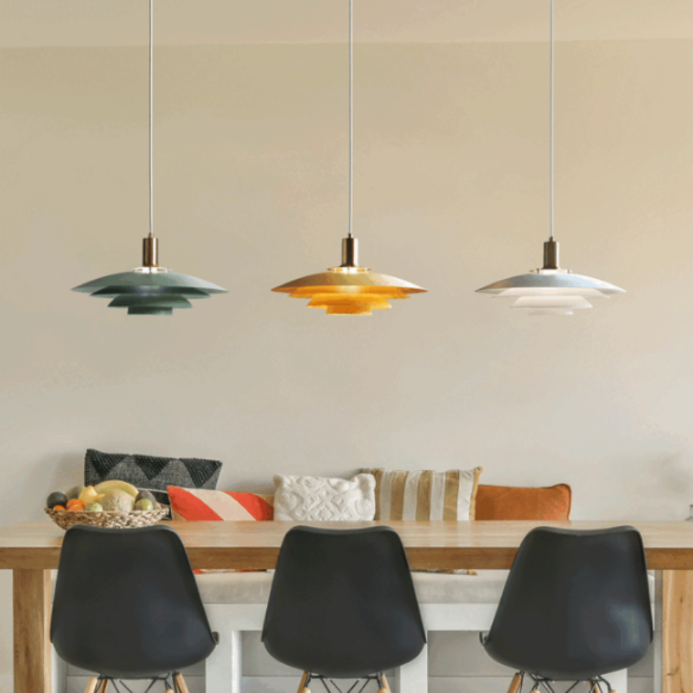 북유럽식탁등 LED 레일 펜던트 갓등 조명 4인 식탁등