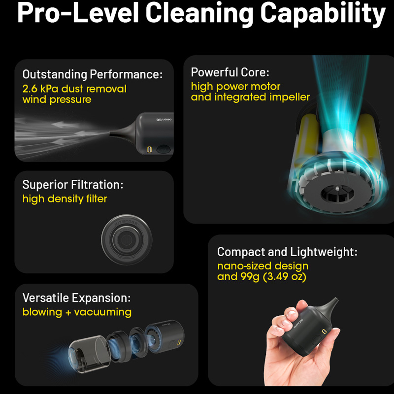 Nitecore BB 나노 전자 송풍기 베이비 사진 다기능 휴대용 카메라 렌즈용 송풍기 - 상세 이미지 2