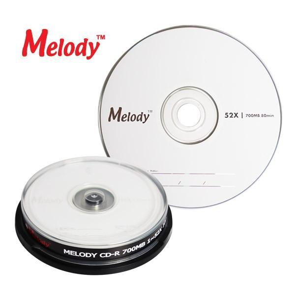 공시디 CD-R 700M 52X 10장 데이터보존 백업 - 상품 이미지