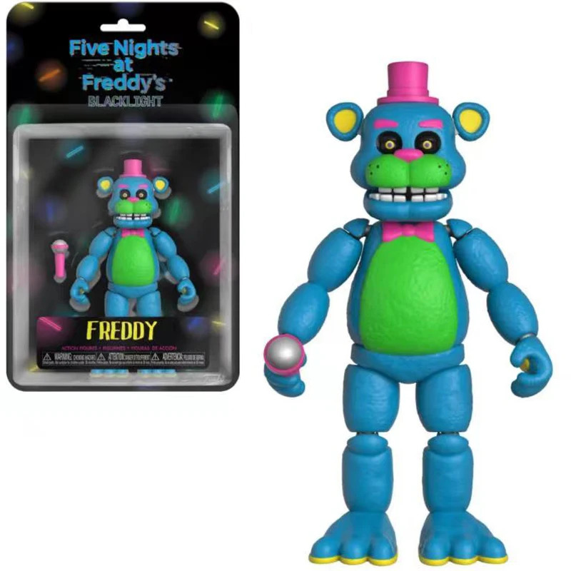 프레디의 피자 가게 썬드롭 문드롭 공포 대형 애착 인형 피규어 키링 굿즈 FNAF 액션 프레디 보니 폭시 컬렉션 모델 게임 롤 악몽 프레드베어... 