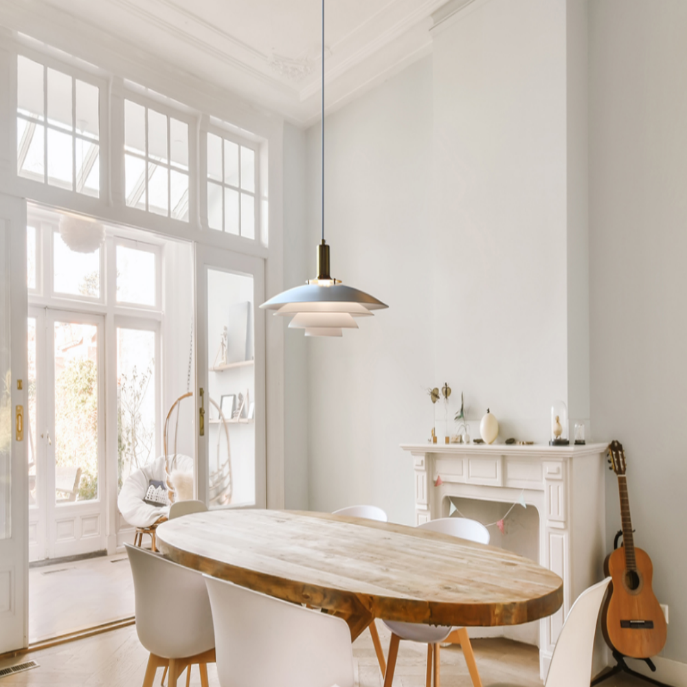 북유럽식탁등 LED 레일 펜던트 갓등 조명 4인 식탁등