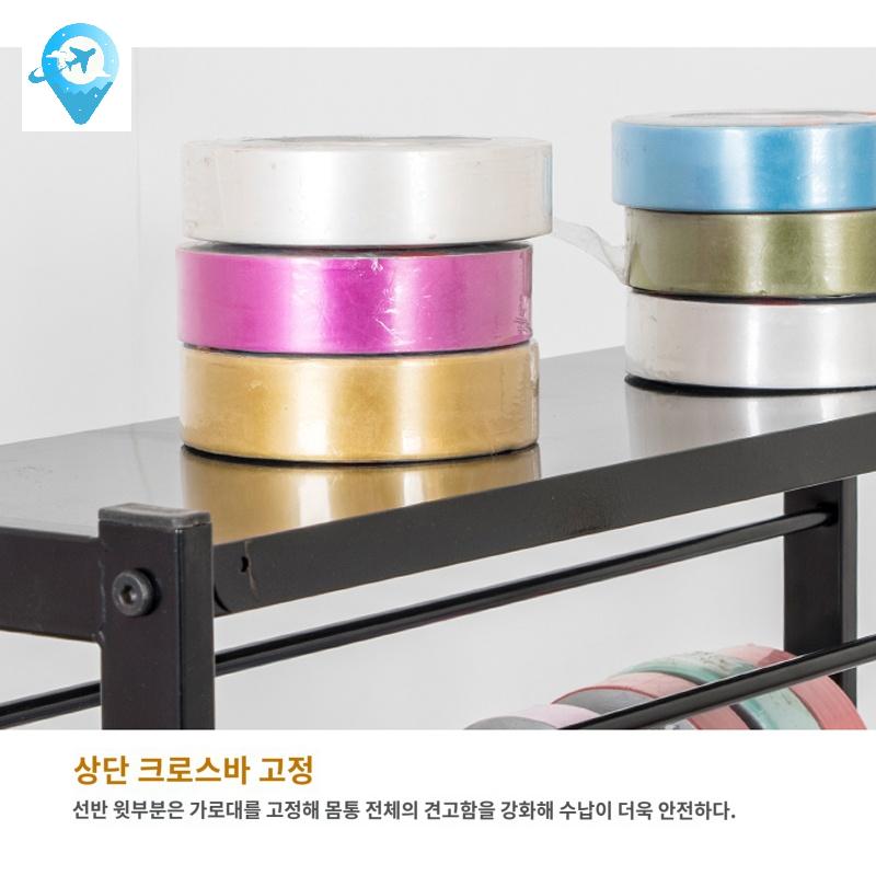 테이프 걸이 꽃가게 리본걸이 재료 리본 색화지 포장지 거치대 - 상세 이미지 2