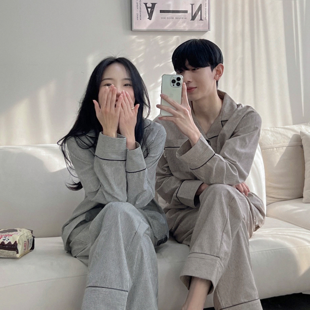 [A.made] 베러 스트라이프 커플파자마 빅사이즈잠옷 2color 이미지 3