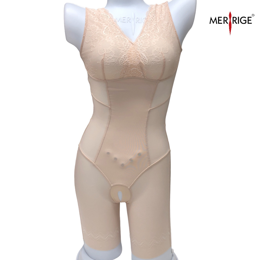 MERRIGE메리지 8087 뱃살 보정올인원 원피스보정속옷 빅사이즈 바디쉐이퍼 - 상세 이미지 4