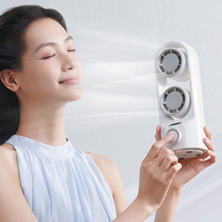 듀얼 무선 선풍기 책상용 선풍기 소형 선풍기 작은 미니 서큘레이터