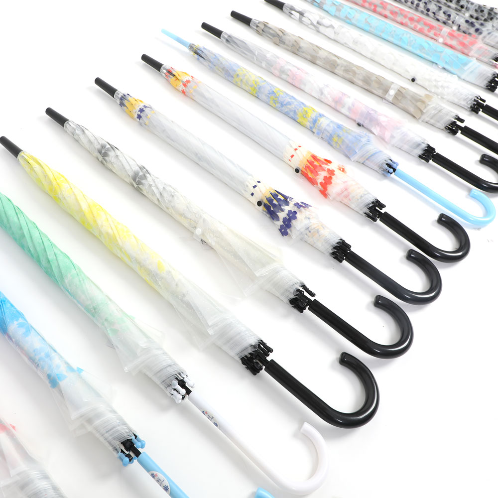 투명우산 예쁜 어린이 비닐우산 장우산 자동우산 대형