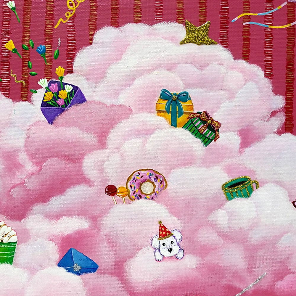 아트앤샵 미술작품 송은영 원작 I'm happy 현대미술 그림액자 - 상세 이미지 2