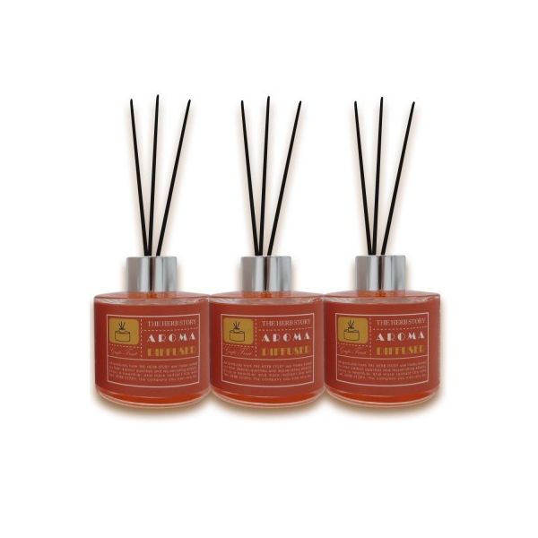 더허브스토리 디퓨저 자몽 120ml 3개입/천연방향제/이사선물/가정용방향제/아로마디퓨저/디퓨즈/욕실방향제 : 스마트딜 온라인샵