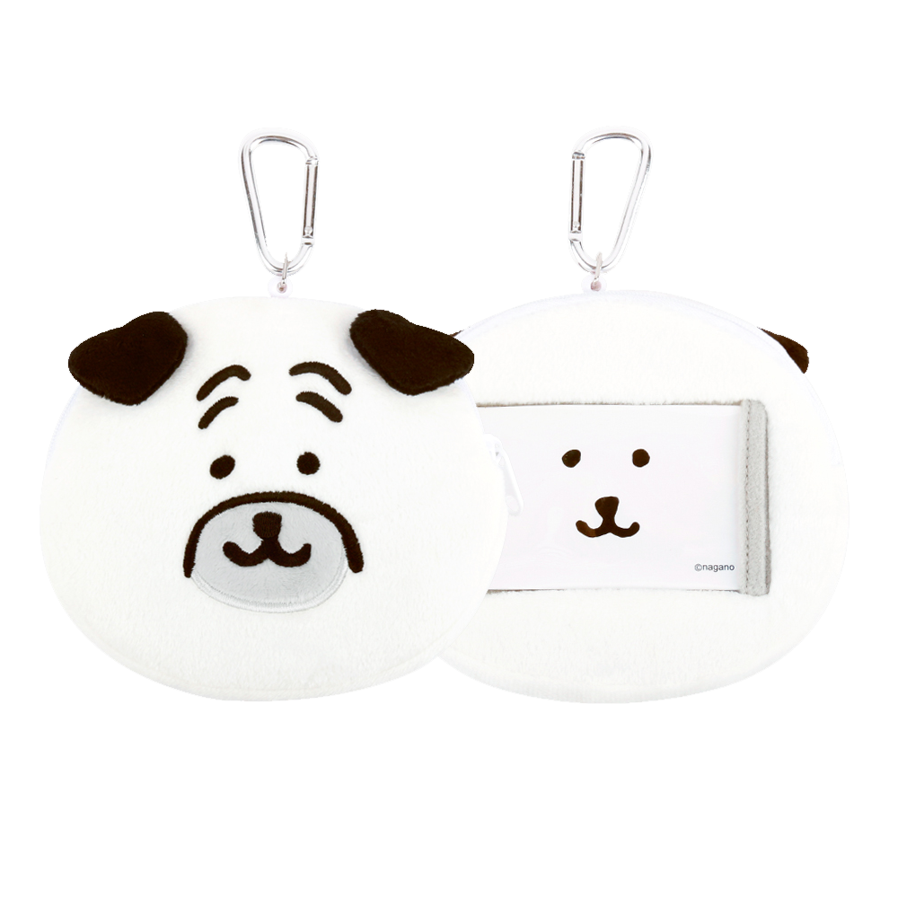 담곰이 말레이곰 얼굴 파우치 동전 지갑 나가노 캐릭터즈 굿즈 - 상세 이미지 4