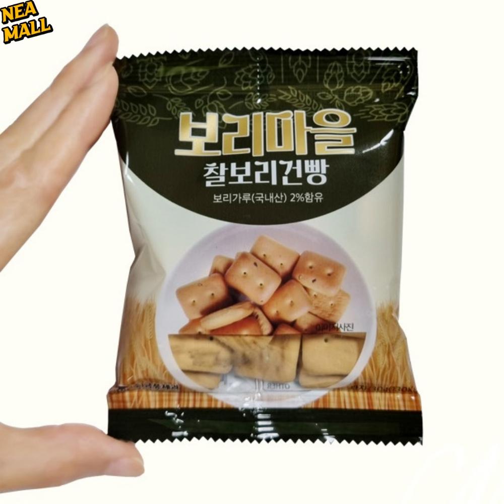 50팩 30g 보리 건빵 대용량 건빵 회사행사간식 - 메인 이미지