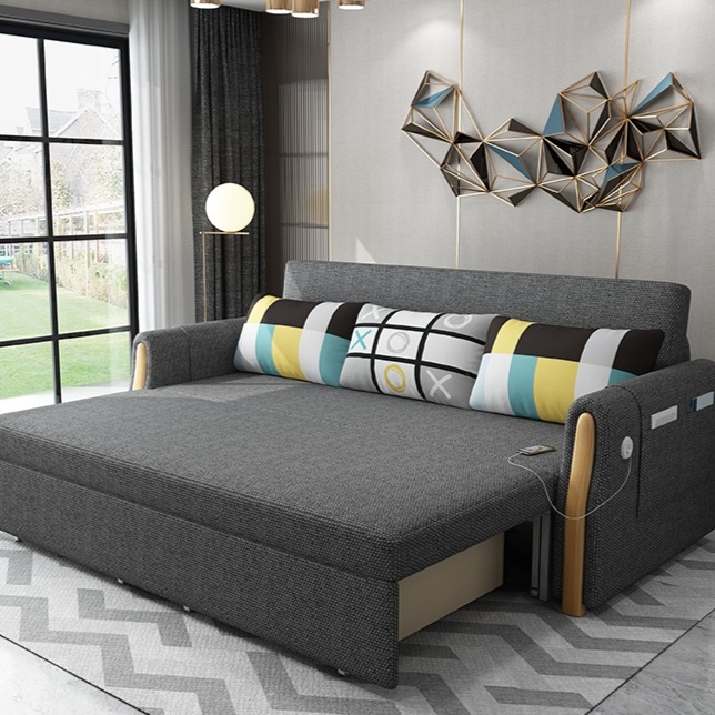 더블 접이식 소파 베드 수납 침대 이중 거실 침실 공간 차지 없는