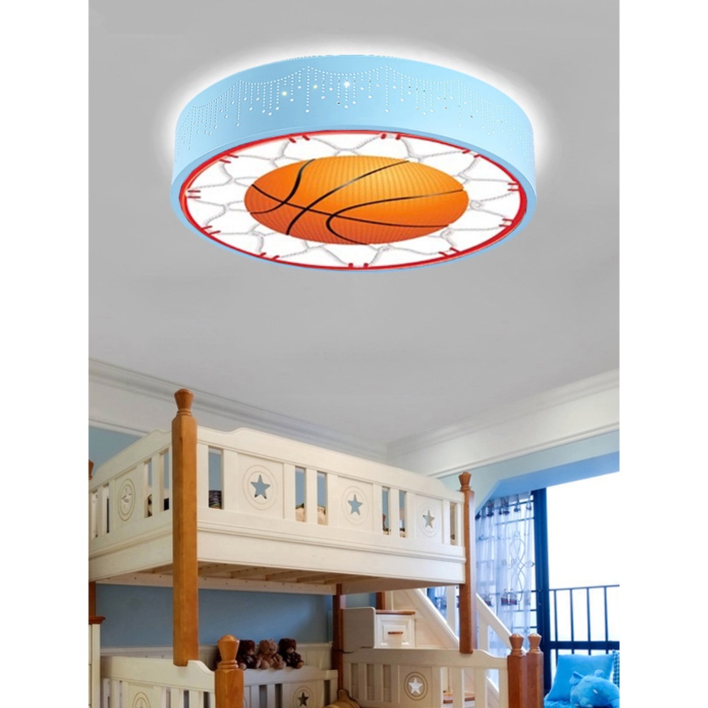 LED 축구공 방등 천장 조명 농구공 남자아이방 꾸미기 인테리어 눈보호램프 40CM 4종 - 상세 이미지 2