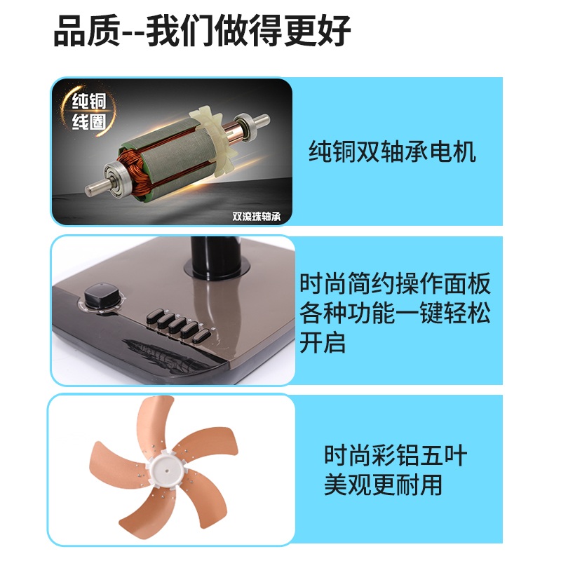 차량용 선풍기 버스 야외 USB 허리케인 16인치 5V USB 팬 - 상세 이미지 5