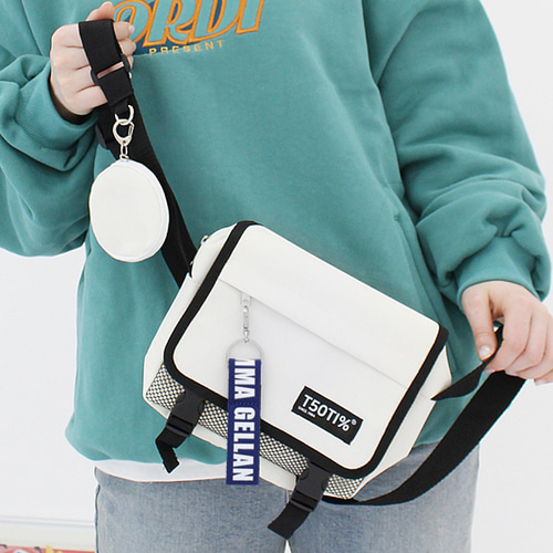 마젤란 1922 메신저백+미니파우치+키홀더 학생 크로스백 여행 크로스 핸드폰 보조 가방