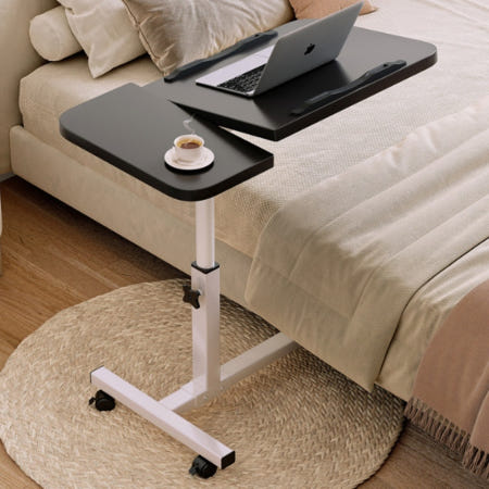 SL71373 각도 조절 듀얼 사이드 테이블(블랙) 쇼파테이블