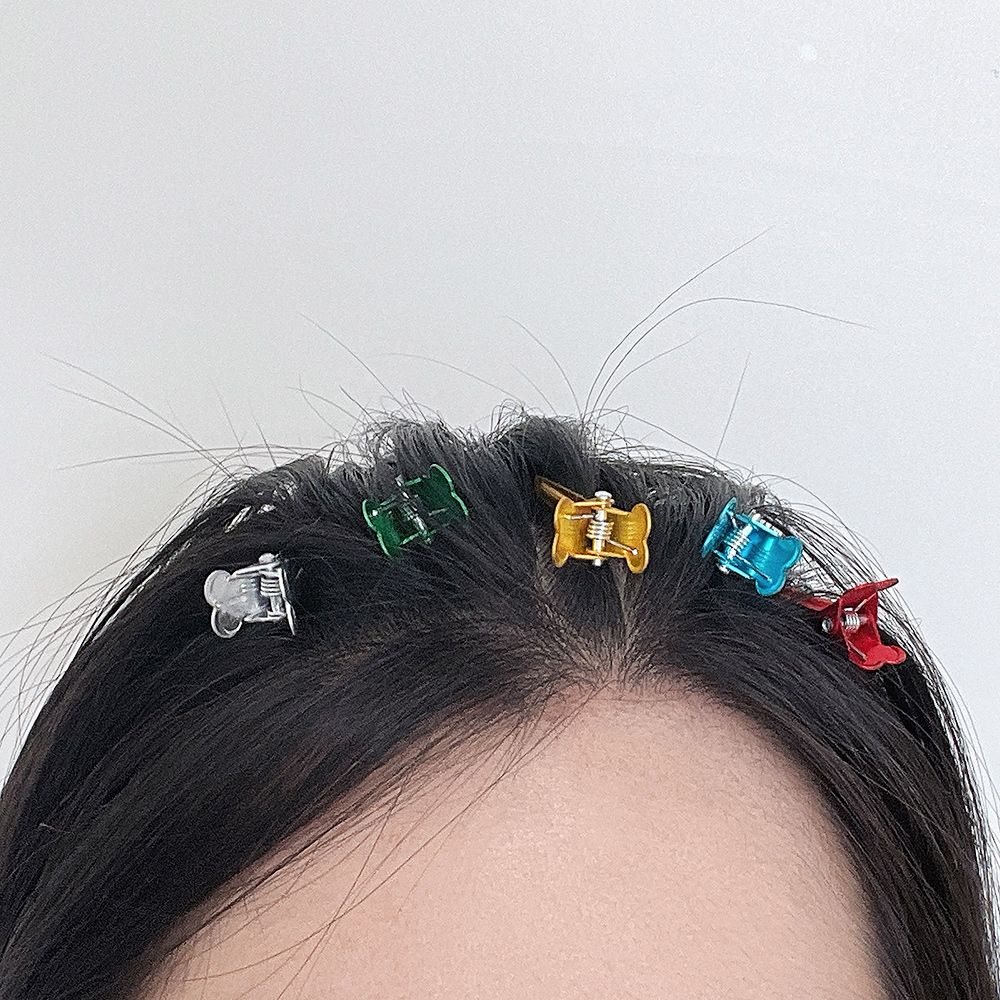 핀컬핀 앞머리 고정 핀 메이크업 미용실 집게 핀 헤어 핀셋 커트 화장 미용 10개 - 상세 이미지 3
