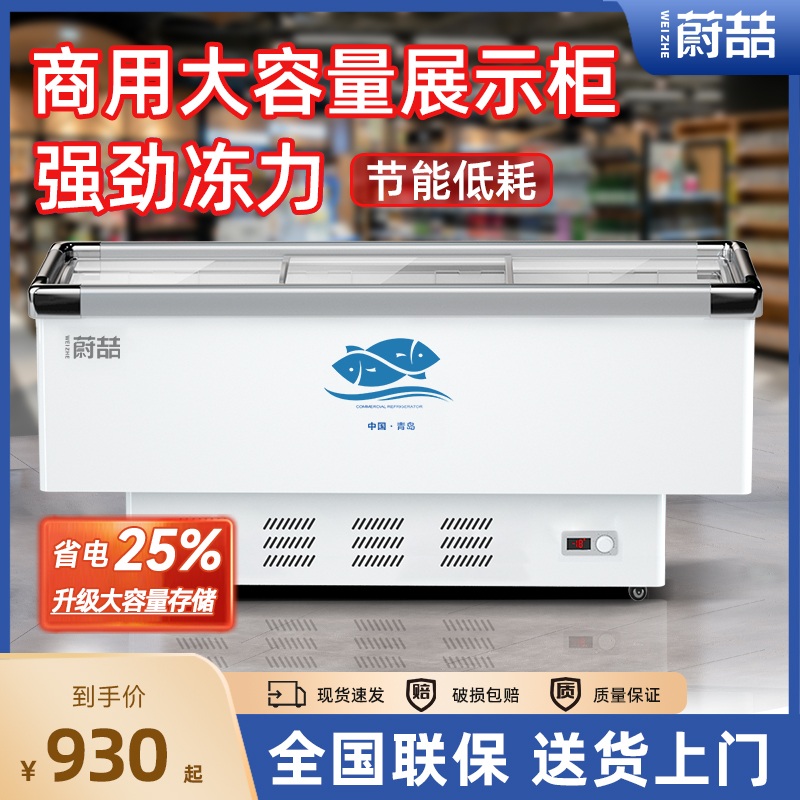 업소용 정육 쇼케이스 냉동고 아이스크림 정육점 마트 신선 유지 투명