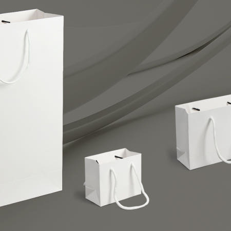 SL70919 무지 가로형 종이 쇼핑백 10p(12x10cm) (화이트)