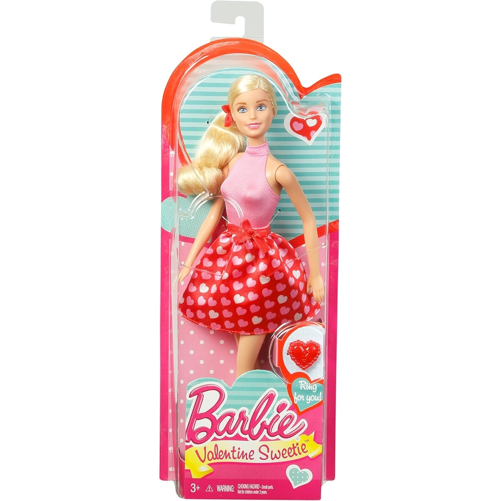 BARBIE 바비 미국 정품 발렌타인 하트스커트 금발 마론인형 : 모어 클래식