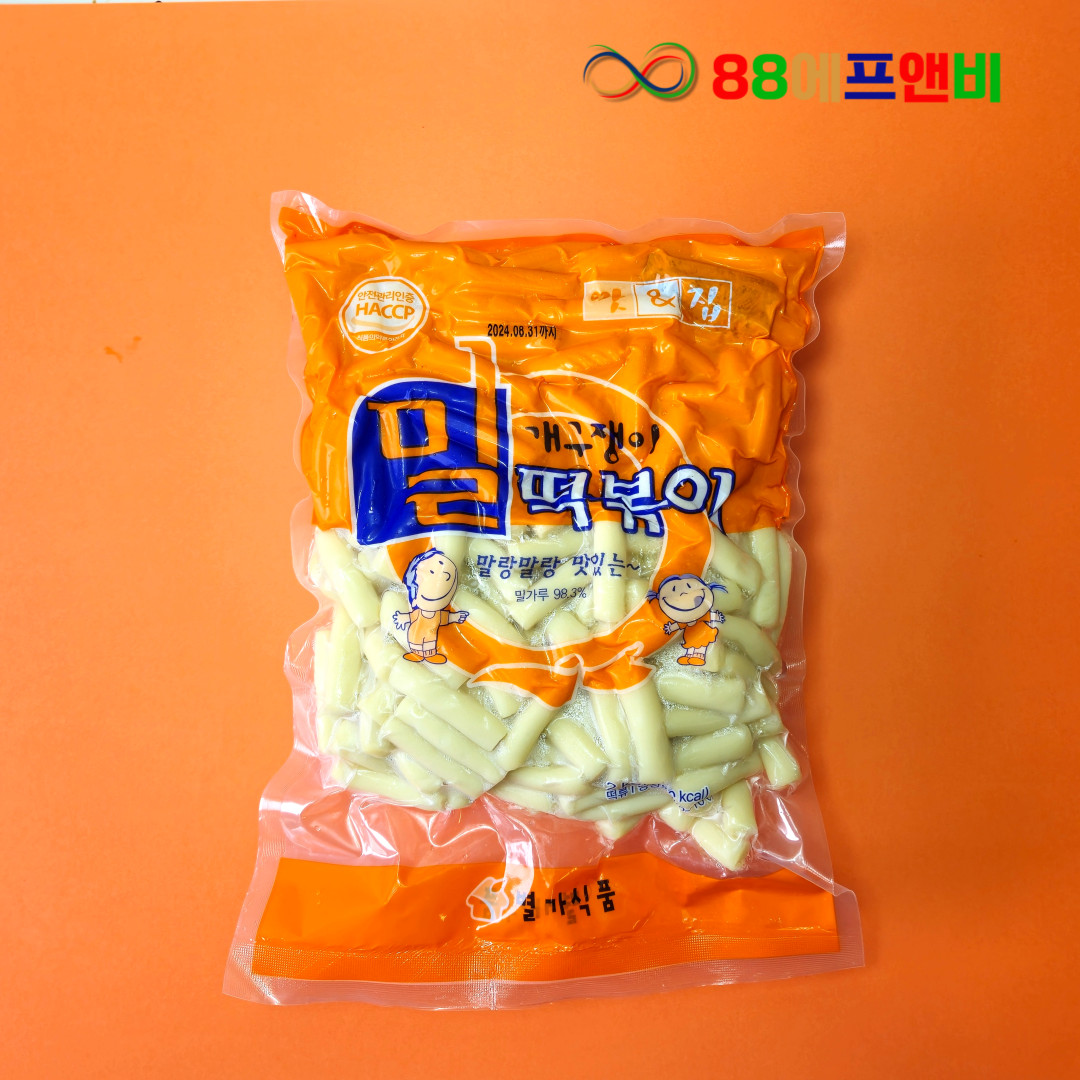 별가 개구쟁이 밀떡볶이 (소 사이즈) 2Kg  별가식품 떡볶이 떡 밀떡 - 상품 이미지