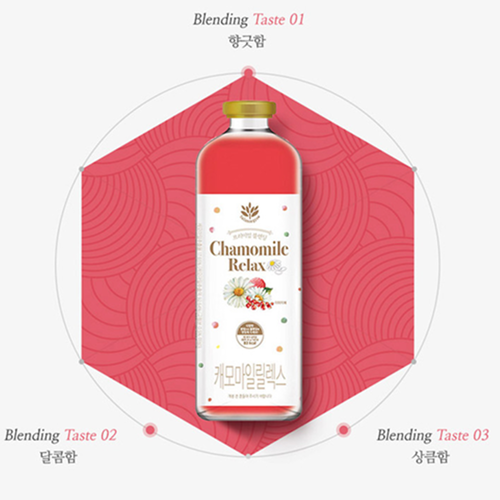 밸런스그로우 캐모마일 릴렉스 1.2kg 6병 이집트 카모마일 리치 레드커런트 블렌딩 티 - 상세 이미지 5