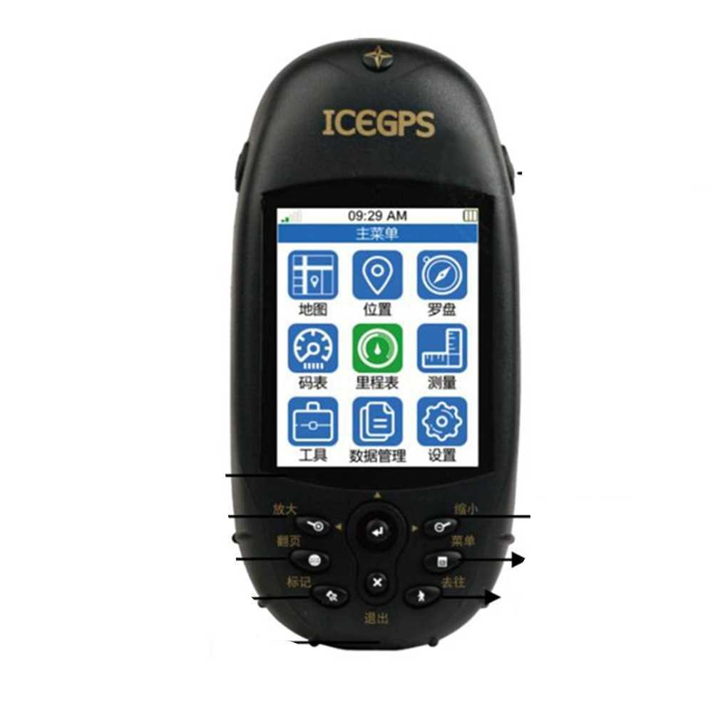 GPS 측량기 휴대용 기계 지형 땅 미니 토목 좌표 측정 Glacier 110 - 상품 이미지