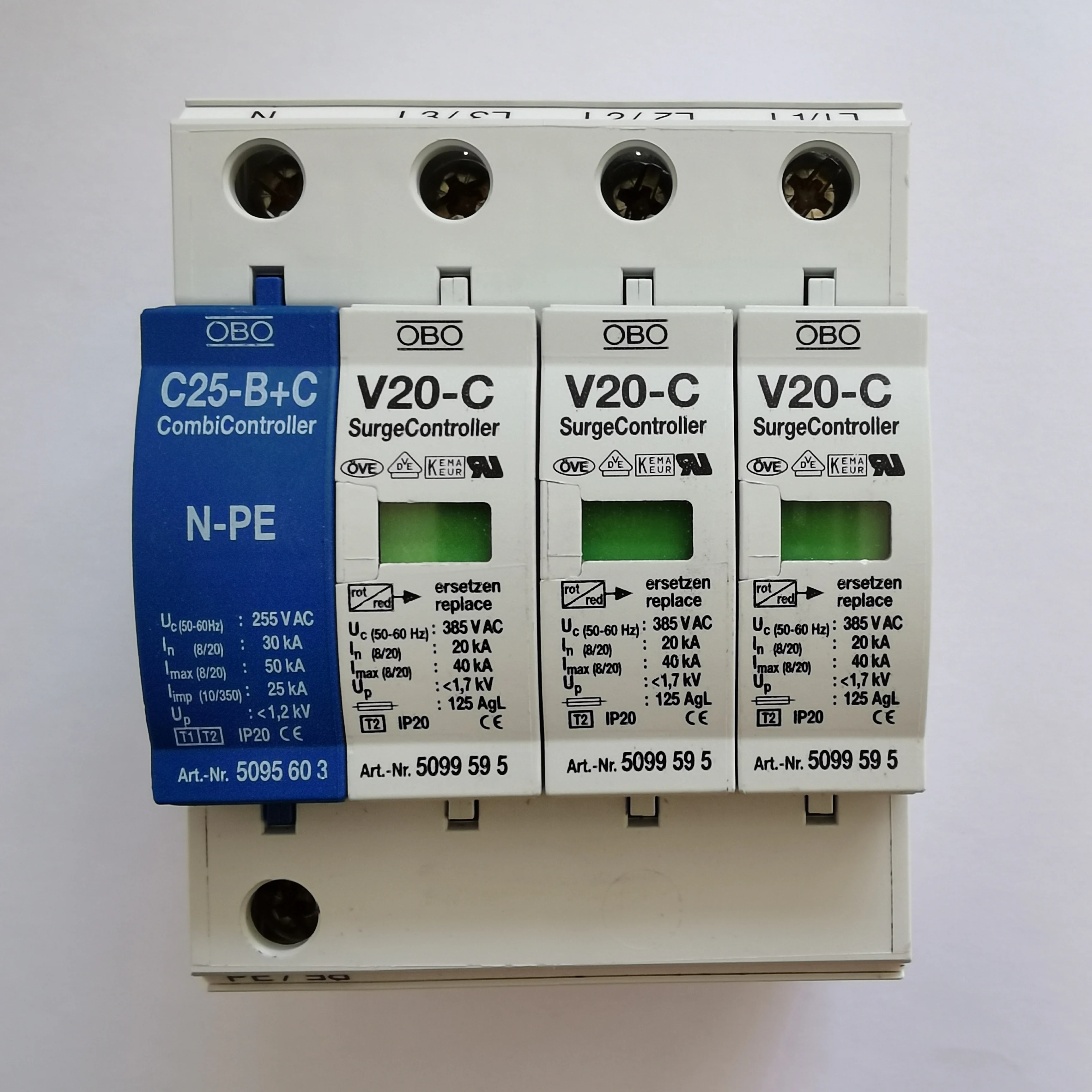 OBO 전원공급장치 C 보호기 V10-C/3 NPE-385 서지 5094920 홍보