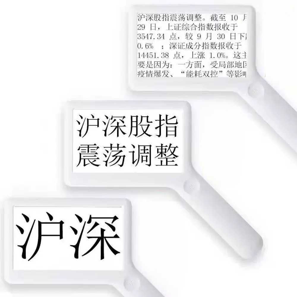 전자 시력 돋보기 독서 신문 고화질 줌 휴대용 확대경 - 상세 이미지 2