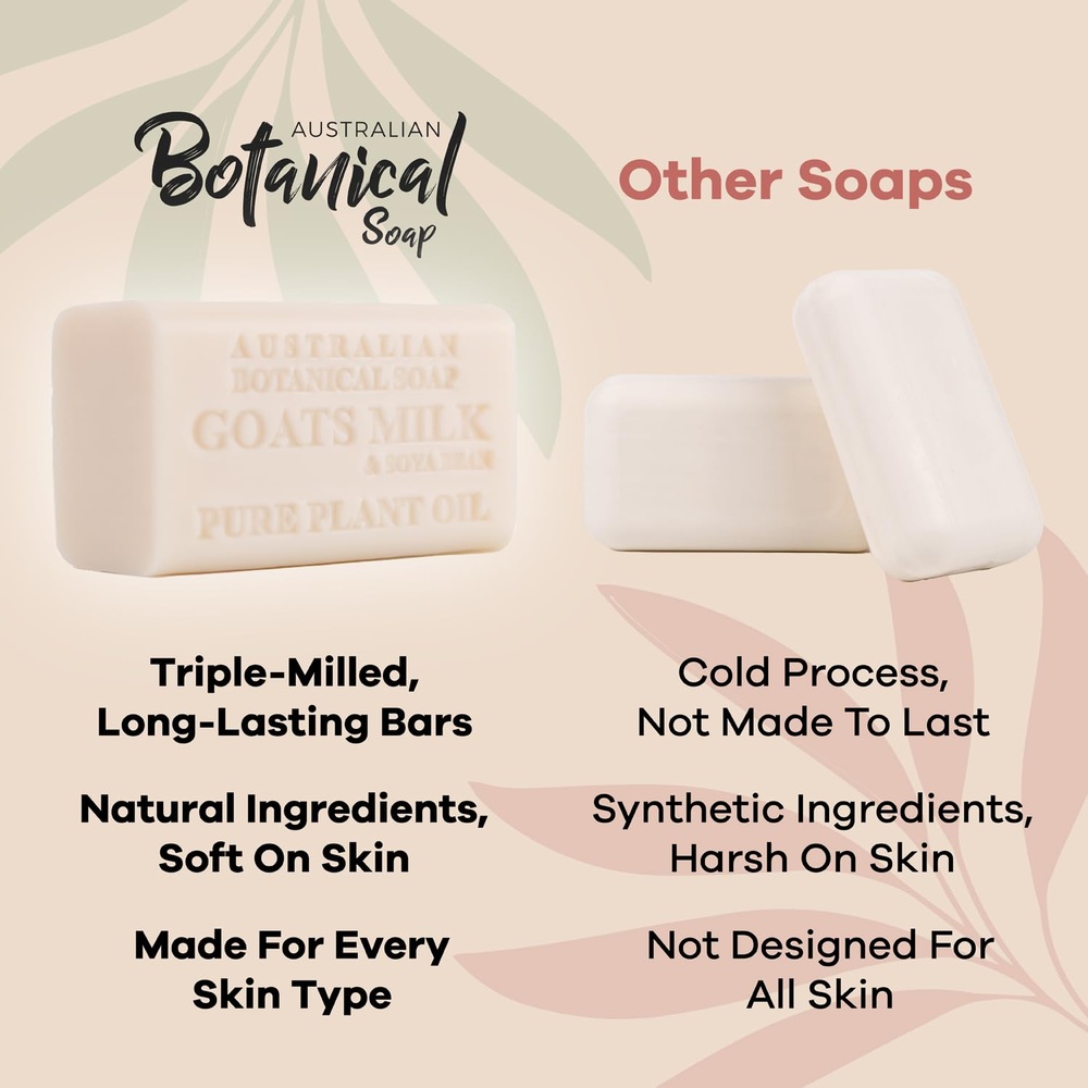 호주 식물성 비누 Goat milk 염소 우유 비누 바 시어버터 오리지널 Australian Botanical Soap 이미지 6