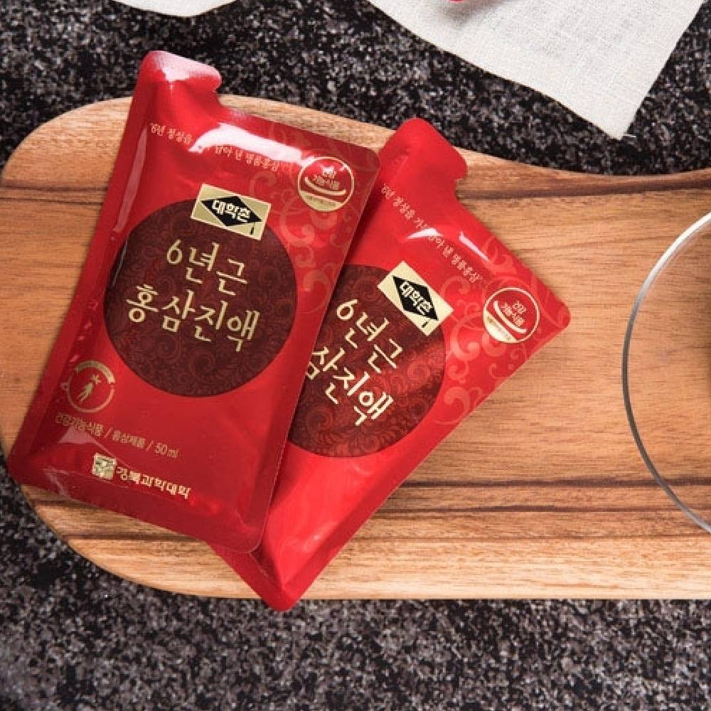 6년근홍삼진액 건강기능식품 면역력 피로 스트레스 기억력에 50ml, 20포 - 상세 이미지 5