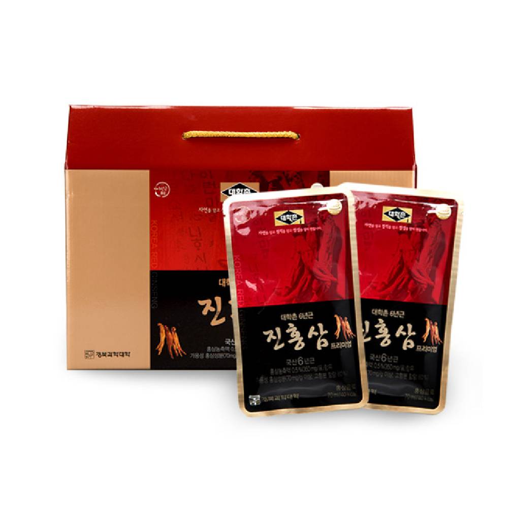 건강관리 홍삼액 선물세트 대학촌 6년근 진홍삼프리미엄 70ml (30개입) - 상품 이미지